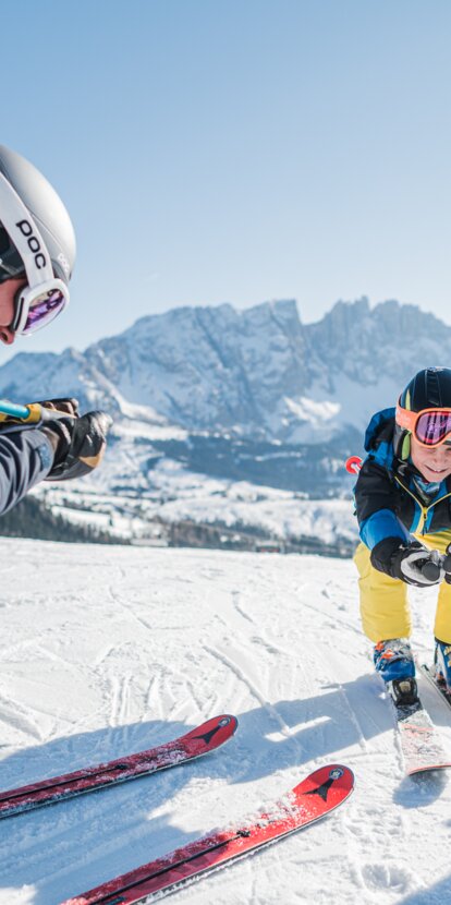 Sciare con i bambini a Carezza | © Carezza Dolomites/Harald Wisthaler