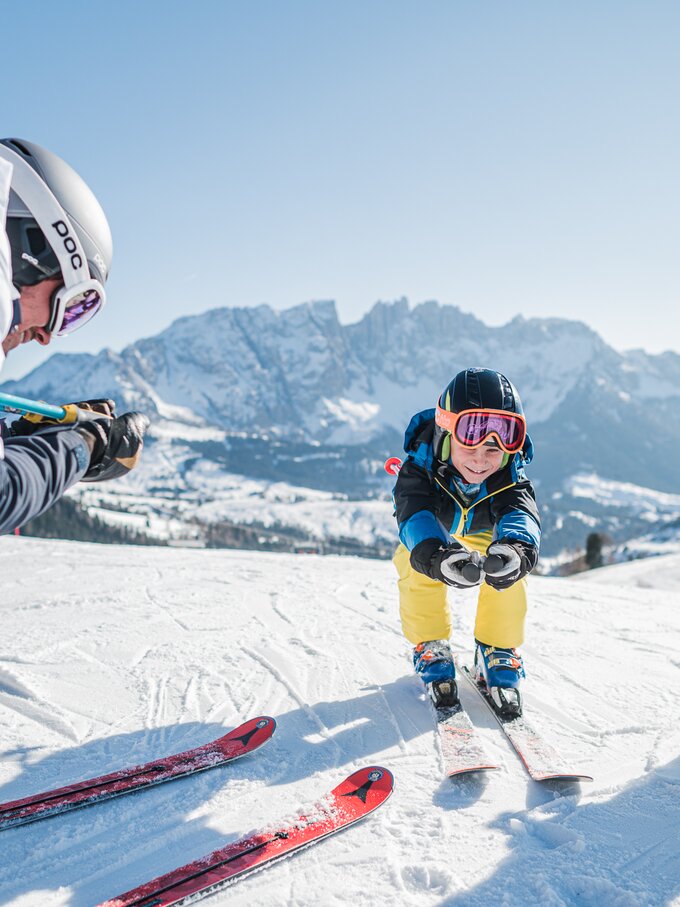 Sciare con i bambini a Carezza | © Carezza Dolomites/Harald Wisthaler