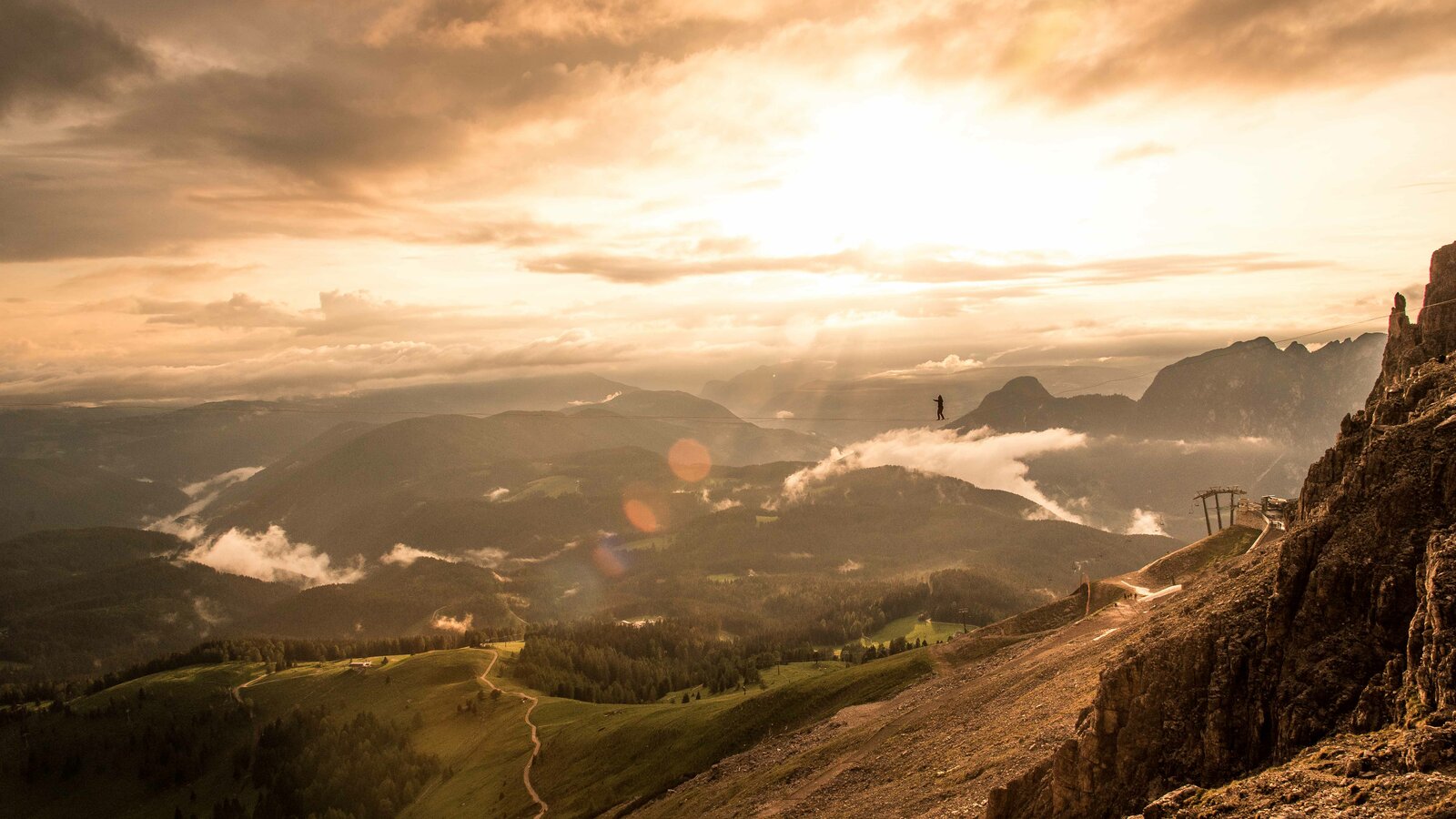 Highline Slackline Rosadira | © Thomas Monsorno