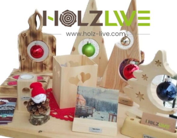 Decorazioni natalizie in legno | © Holz Live