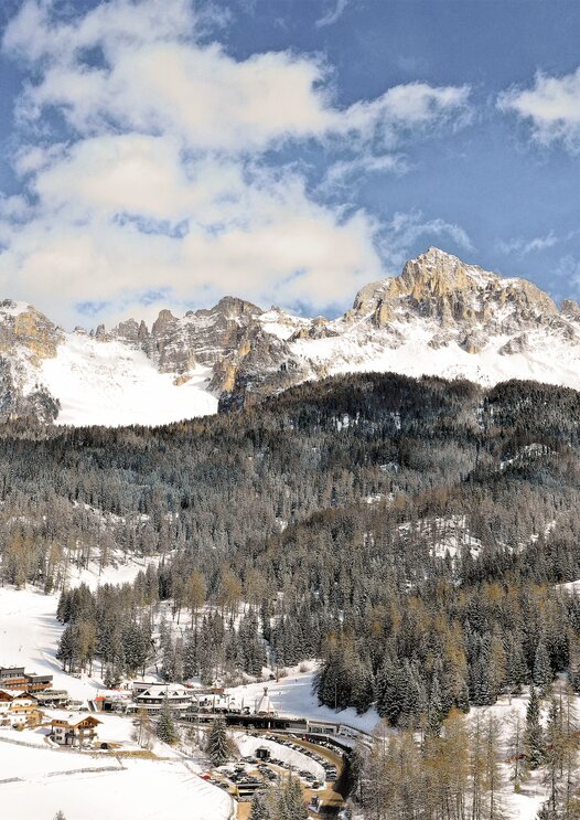 Obereggen and Latemar in winter | © Giacomo Cantisani