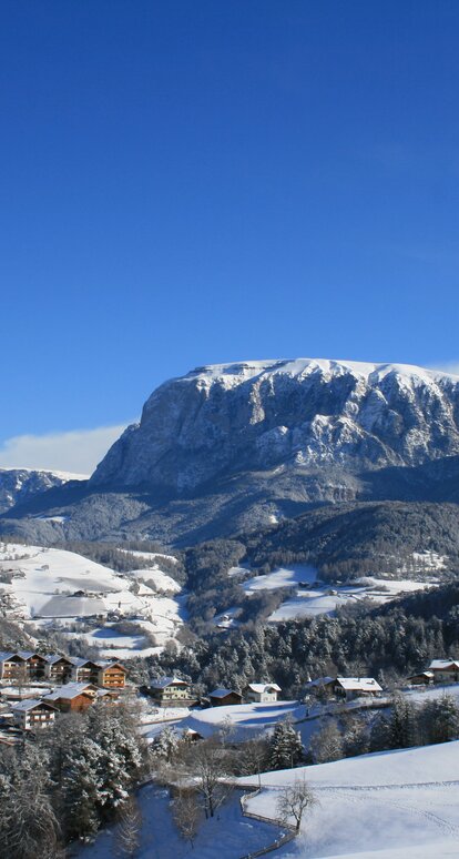 Steinegg and Schlern in winter | © TV Steinegg