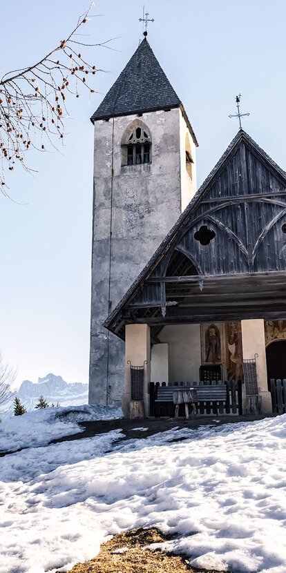 St. Helena Kapelle Winter und Schnee | © CMP/StorytellerLabs