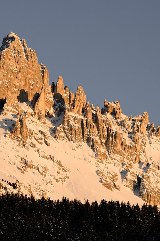 Enrosadira sul Corno della Val d'Ega | © Valentin Pardeller