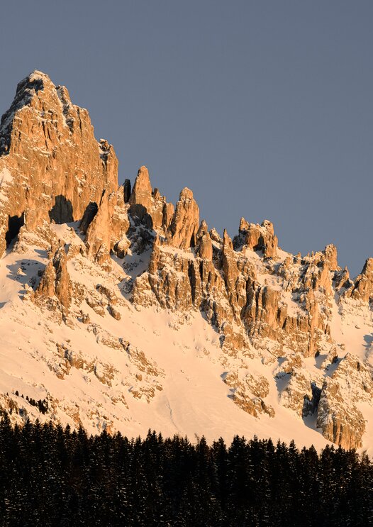 Enrosadira sul Corno della Val d'Ega | © Valentin Pardeller