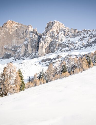 Roda di Vael con neve frescha | © Alexandra Näckler