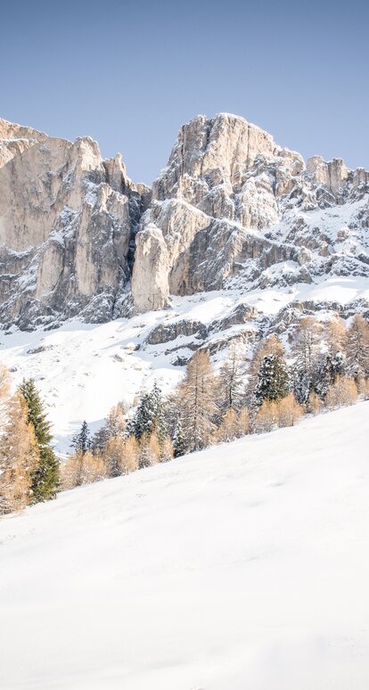 Roda di Vael con neve frescha | © Alexandra Näckler