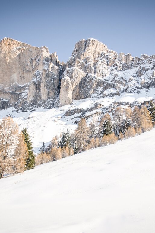 Roda di Vael con neve frescha | © Alexandra Näckler
