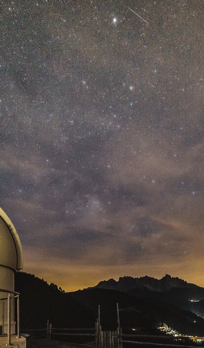 Sternenhimmel über Sternwarte in Gummer | © David Gruber