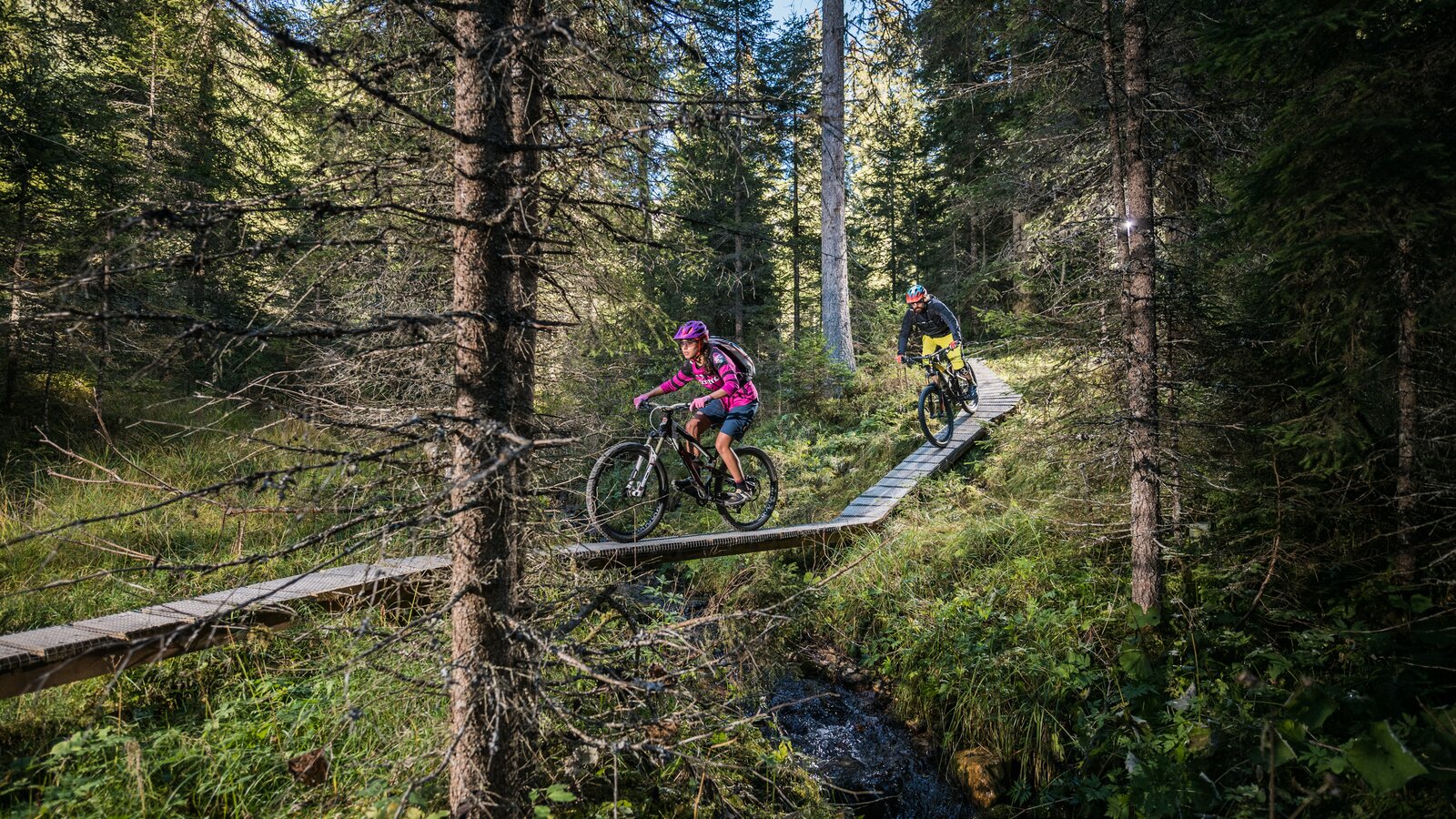 Northsore Bike Trail Carezza Dolomites | © Harald Wisthaler