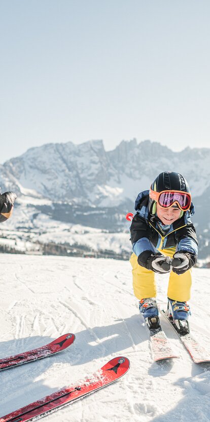Bambini sulle piste da sci di Carezza | © Harald Wisthaler