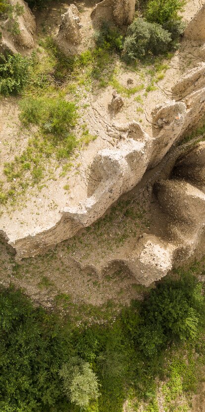 Earth pyramids Steinegg from above | © TV Steinegg/Alfred Tschager