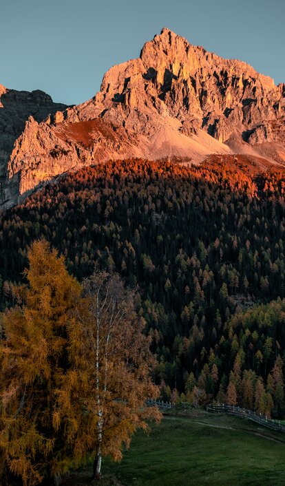 Eggentaler Horn Abendrot Herbst | © Gabriel Eisath