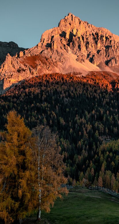 Eggentaler Horn Abendrot Herbst | © Gabriel Eisath