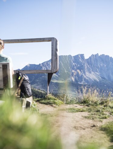 Mountain cinema with view on the Latemar | © Alex Filz