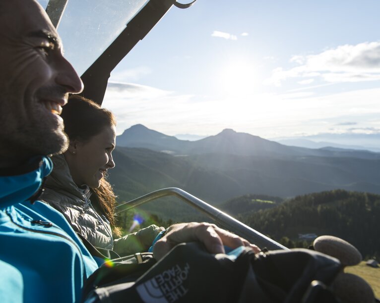 Lift ride chairlift Oberholz - Obereggen | © Helmuth Rier