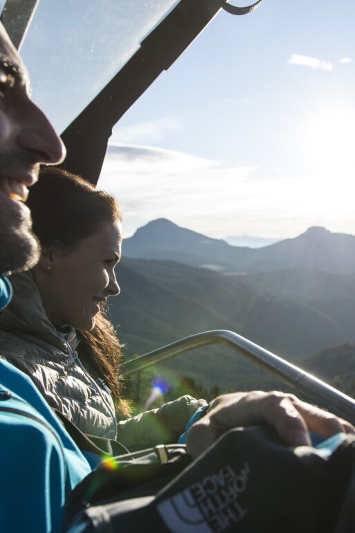 Lift ride chairlift Oberholz - Obereggen | © Helmuth Rier