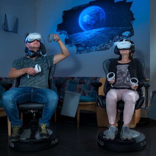 Angolo della realtà virtuale per i visitatori Ufficio del turismo di Collepietra | © Armin Mair (Indio)