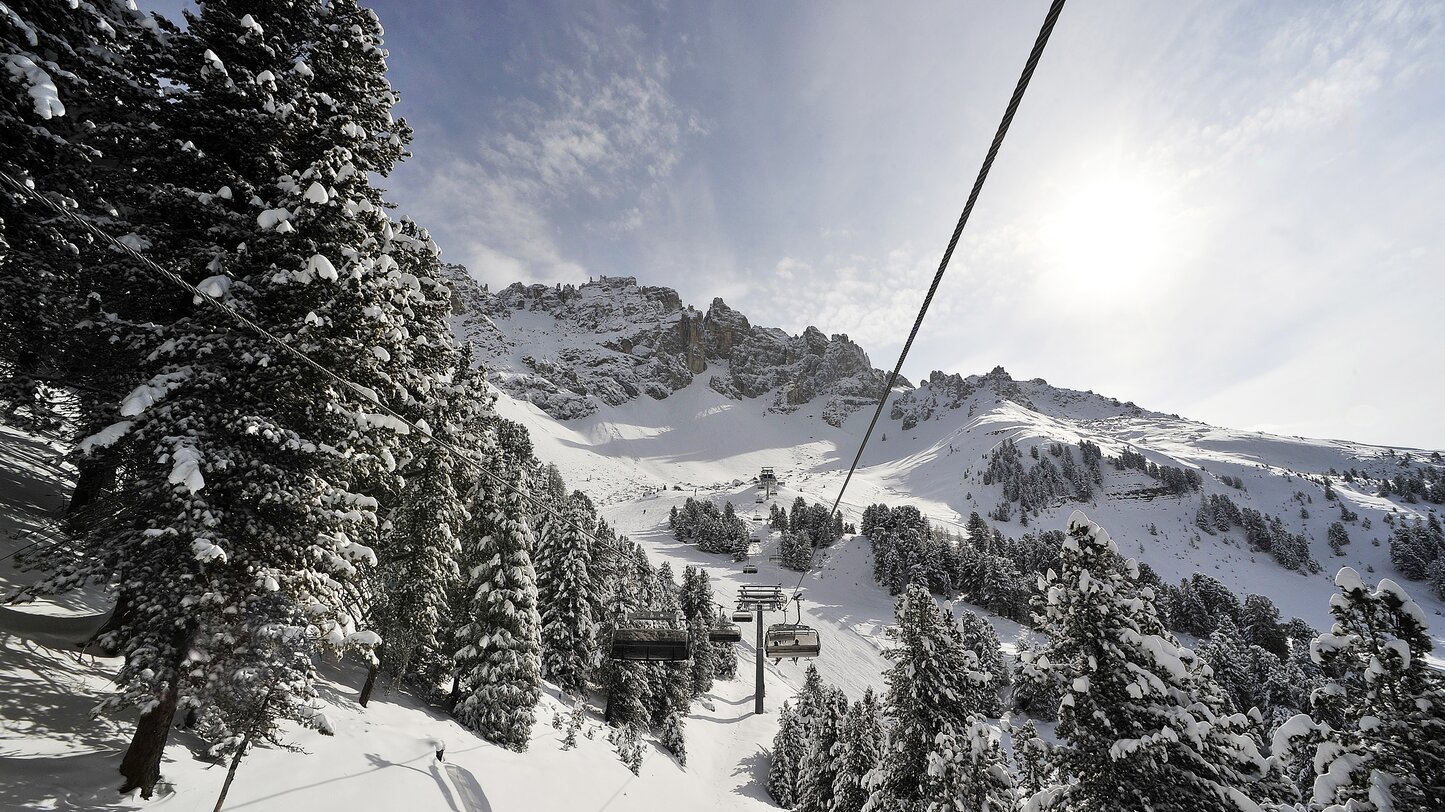 chairlift mountains forest nature winter | © Ph. Roberto Brazzoduro