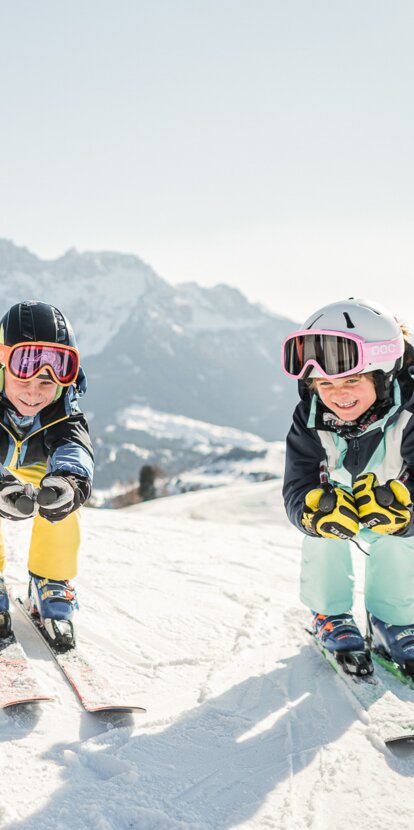 Kids on the slopes of Carezza | © Harald Wisthaler