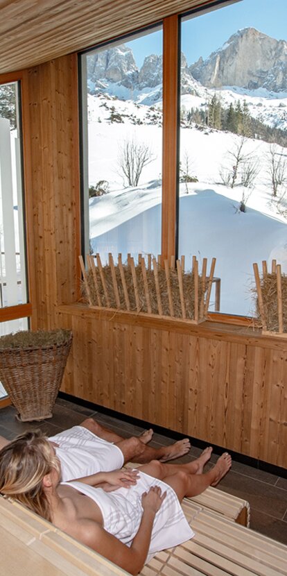 Reparo Spa con vista sul Catinaccio | © Moseralm/Ivan Goller