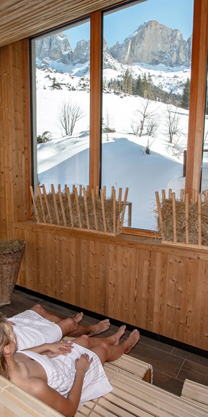 Reparo Spa con vista sul Catinaccio | © Moseralm/Ivan Goller