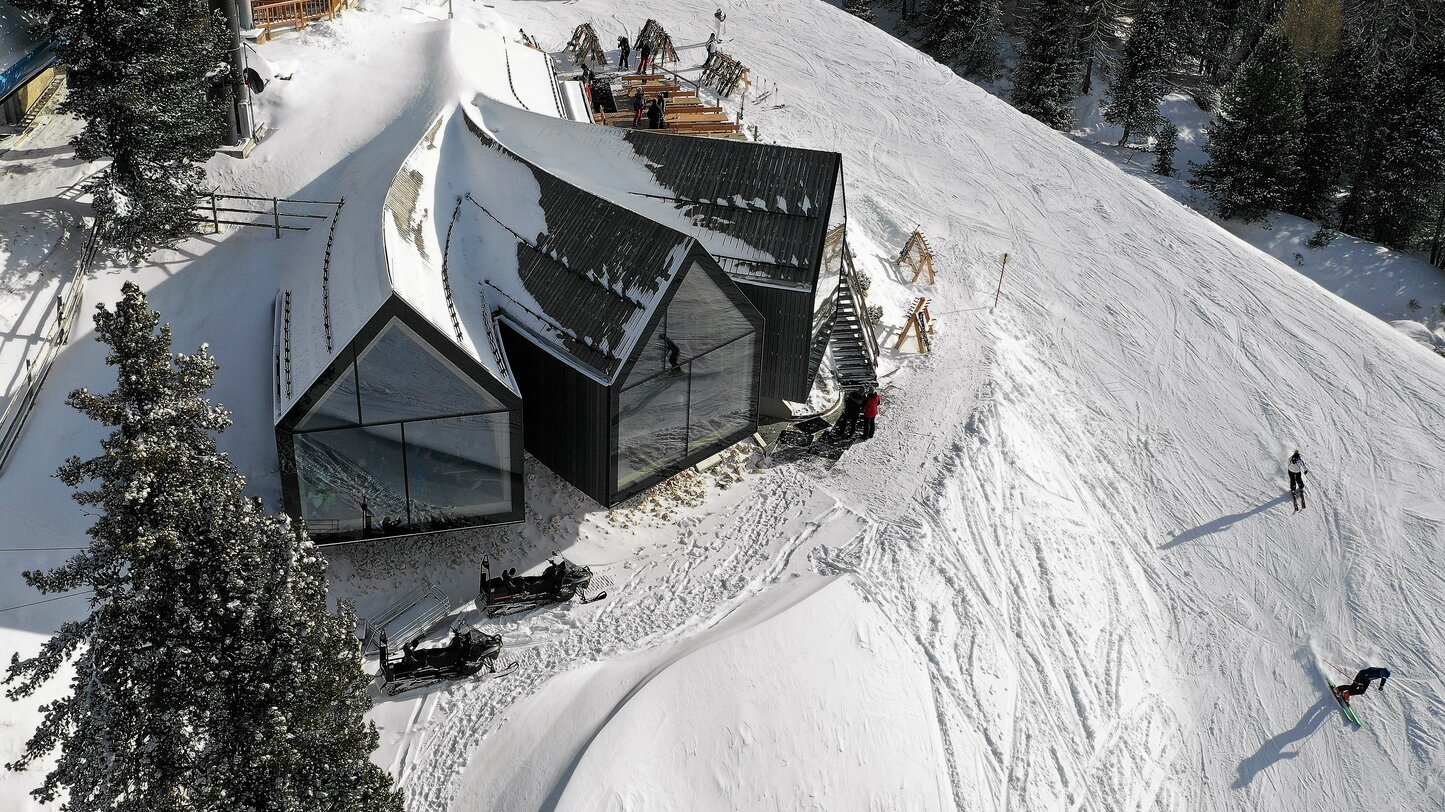 Berghütte Winter Piste | © Ph. Giacomo Cantisani