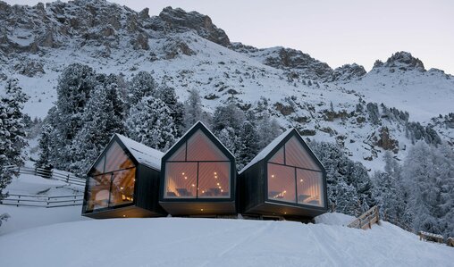 alpine hut architecture winter mountains | © Ph. Mads Mogensen
